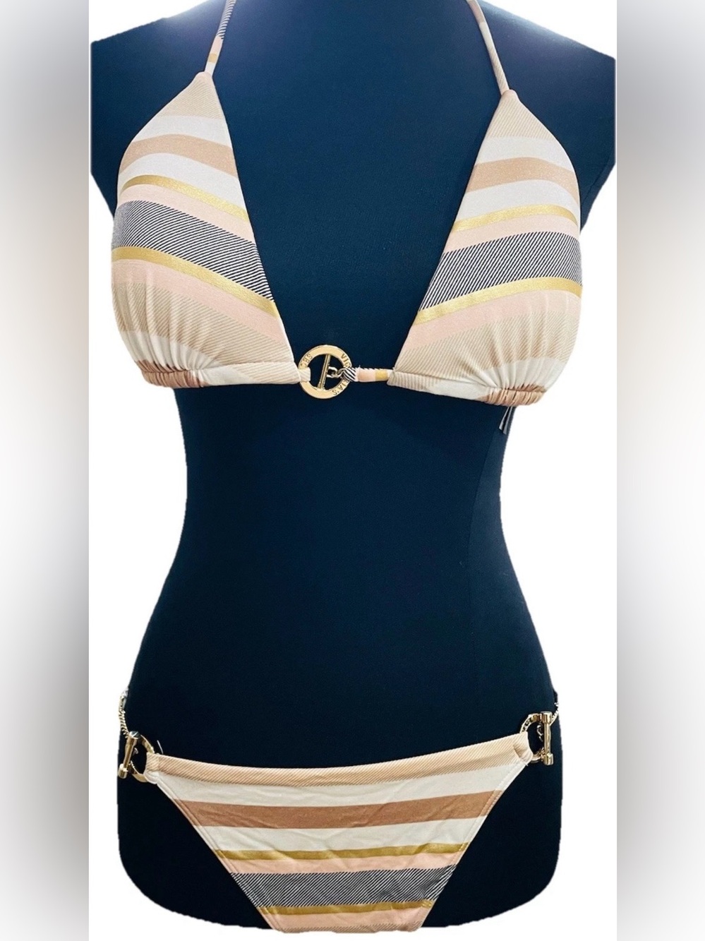 VICTORIA'S SECRET Archives Toggle Push-Up Triangle Bikini Top and bottom size M